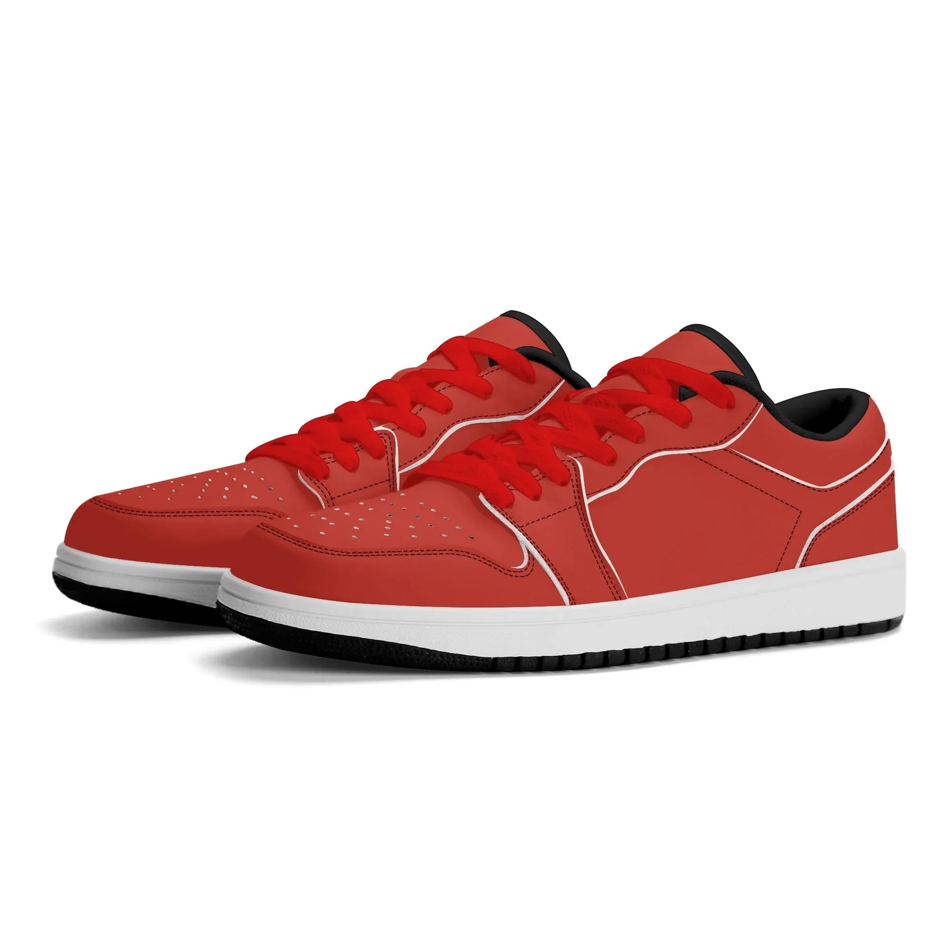 harley-davidson-red-low-top-leder-sneaker-fur-herren-sneaker-jlr-design-13950 - JLR Design