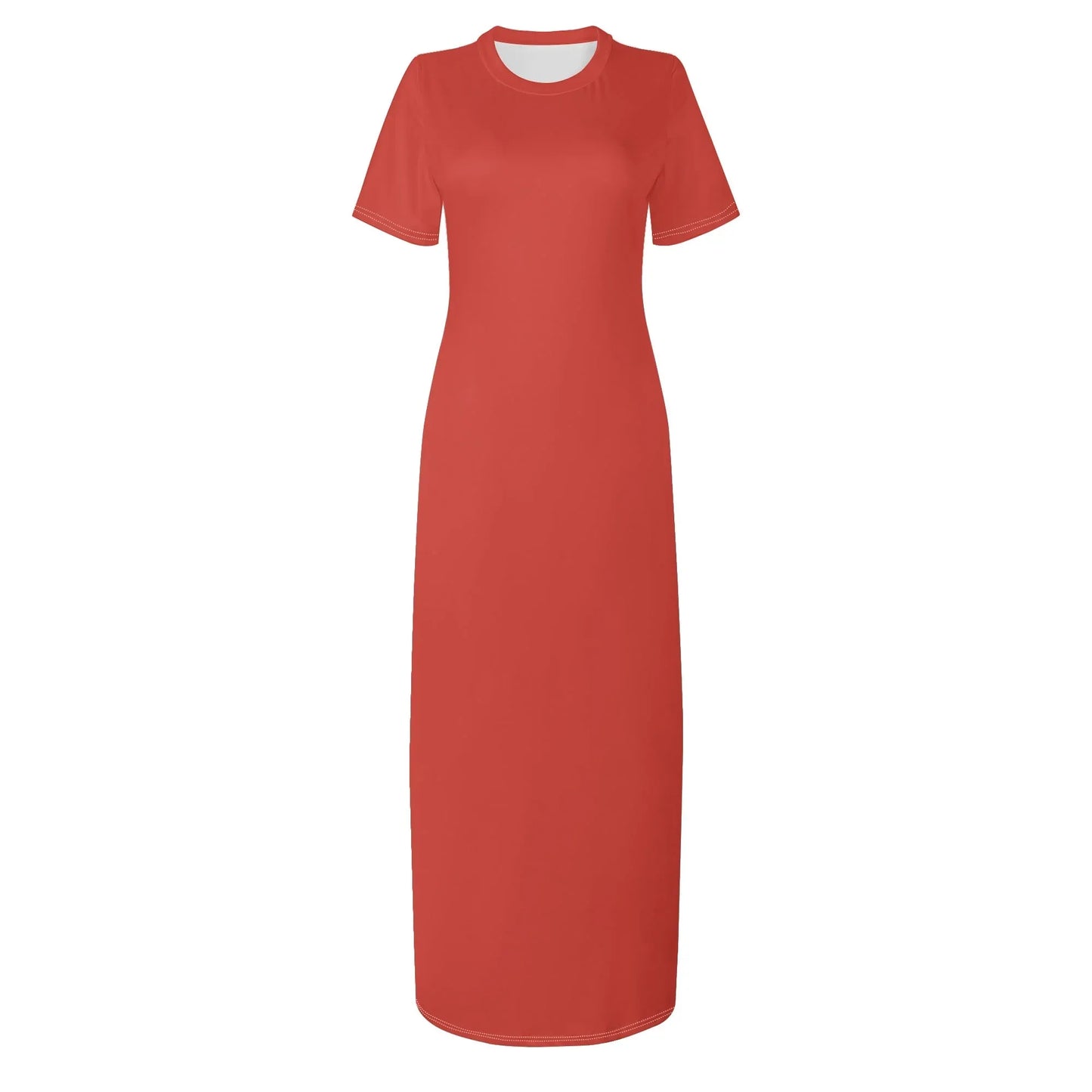harley-davidson-red-short-sleeve-long-dress-long-dress-jlr-design-79806 - JLR Design