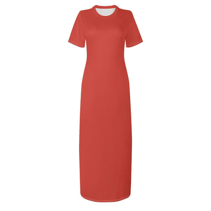 harley-davidson-red-short-sleeve-long-dress-long-dress-jlr-design-79806 - JLR Design