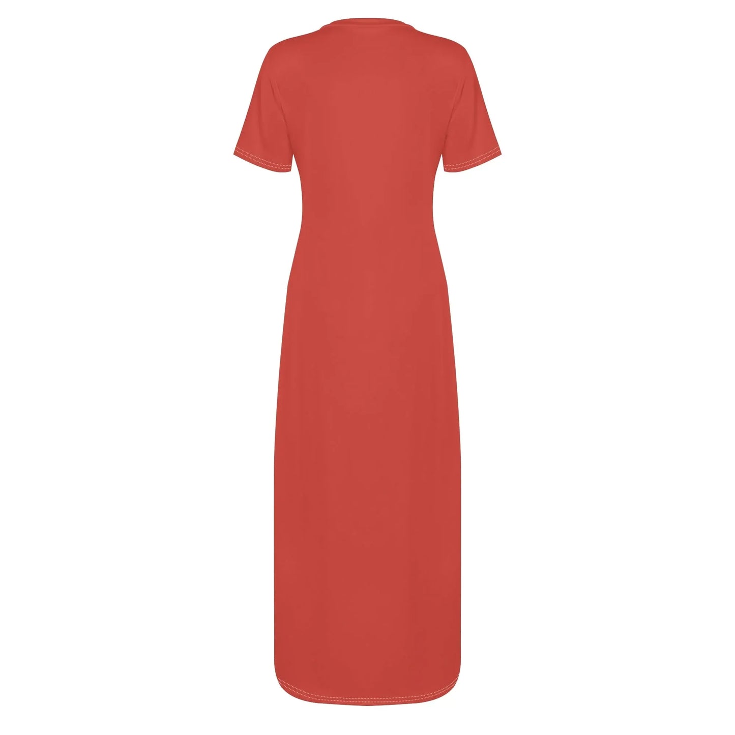 harley-davidson-red-short-sleeve-long-dress-long-dress-jlr-design-95185 - JLR Design