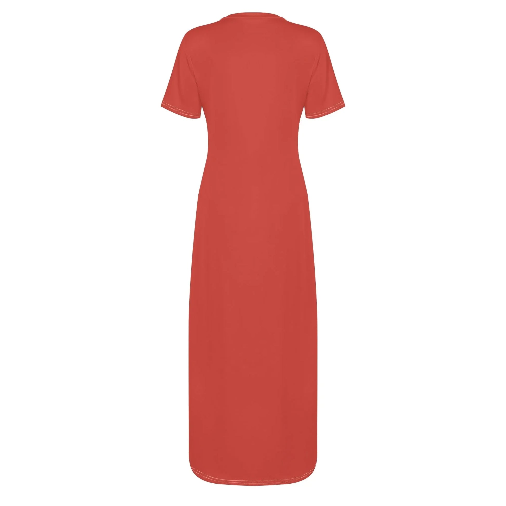 harley-davidson-red-short-sleeve-long-dress-long-dress-jlr-design-95185 - JLR Design