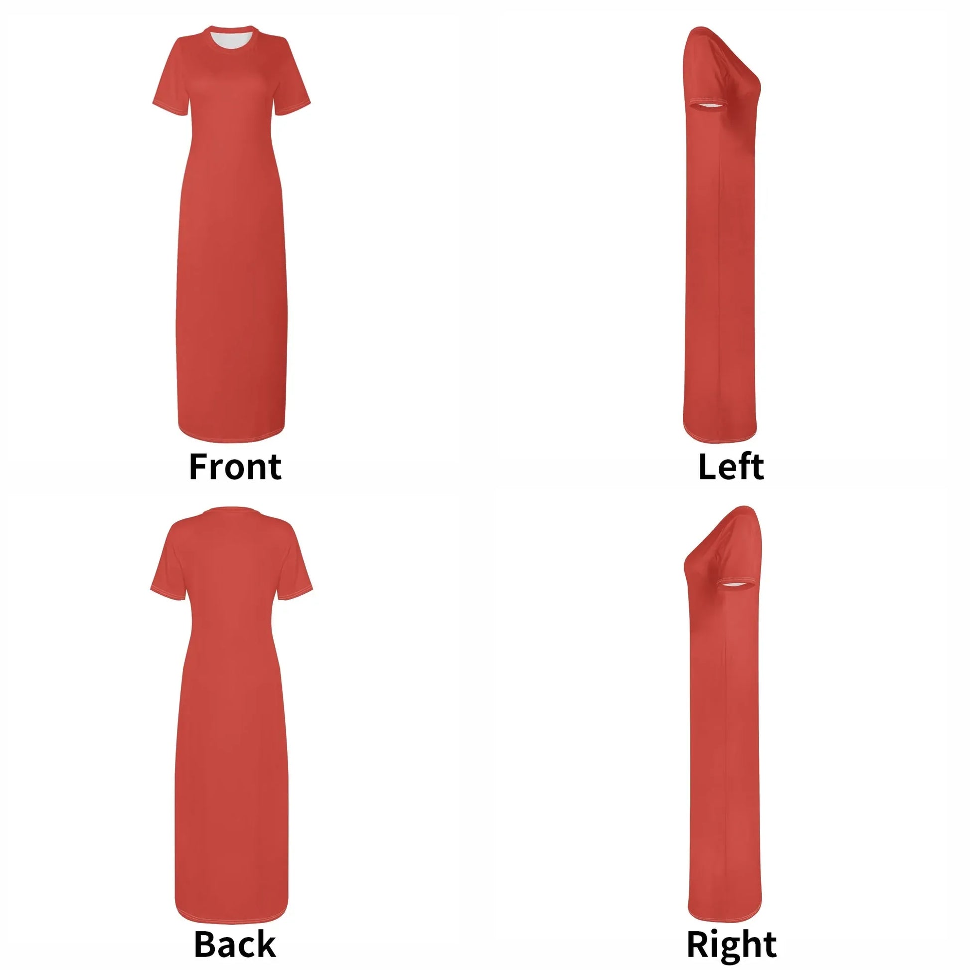 harley-davidson-red-short-sleeve-long-dress-long-dress-jlr-design-19941 - JLR Design