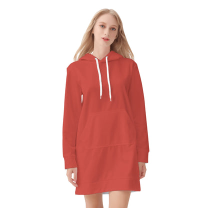 Harley Davidson Red Velvet Hoodie Dress Hoodiekleid JLR Design