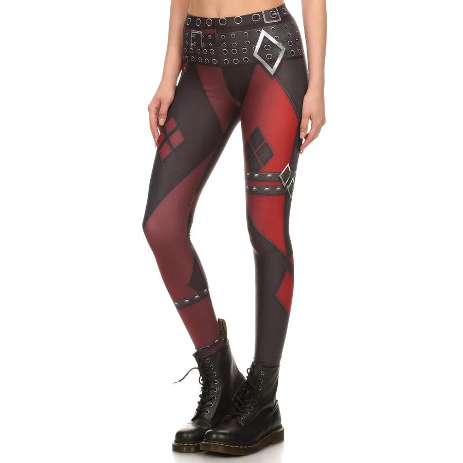 Harley Quinn Damen Leggings Leggings JLR Design