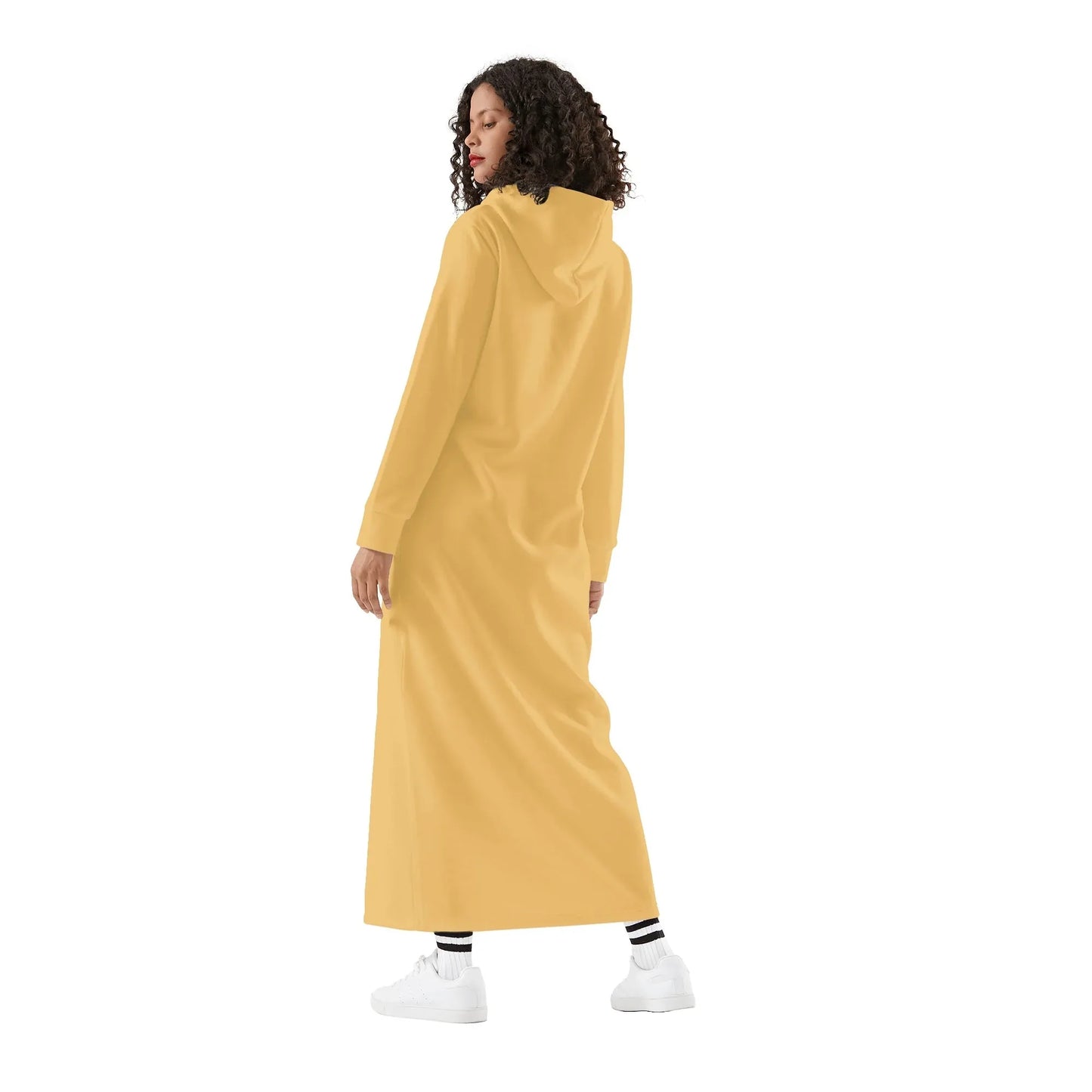 harvest-gold-bequemes-leichtes-hoodie-kleid-hoodiekleid-jlr-design-82635 - JLR Design
