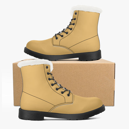 Harvest Gold Faux Fur Leder Boots Boots JLR Design