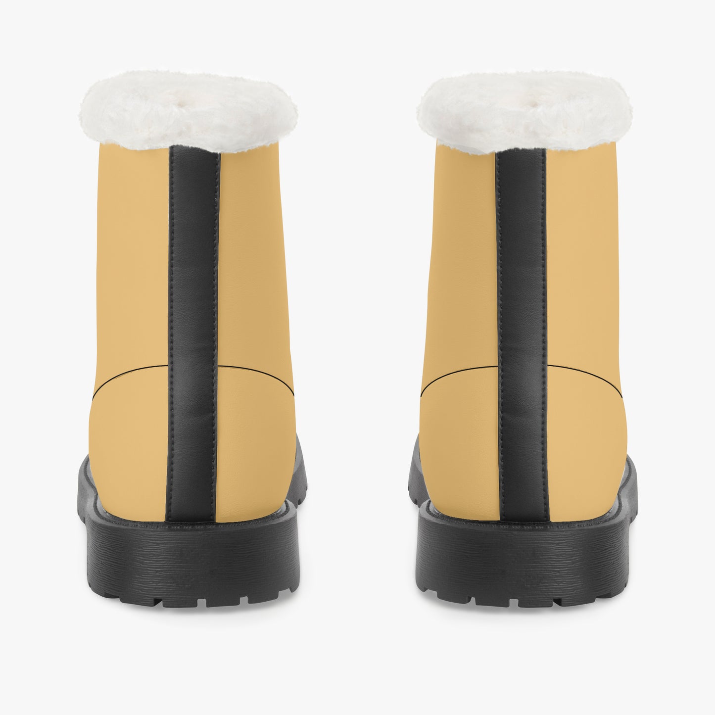 Harvest Gold Faux Fur Leder Boots Boots JLR Design