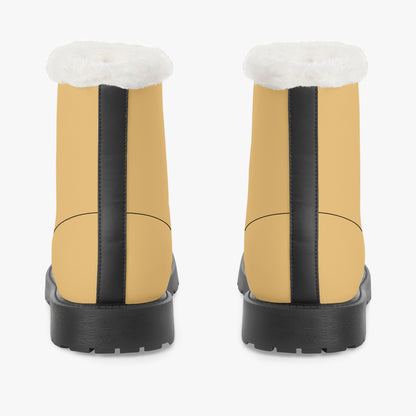 Harvest Gold Faux Fur Leder Boots Boots JLR Design