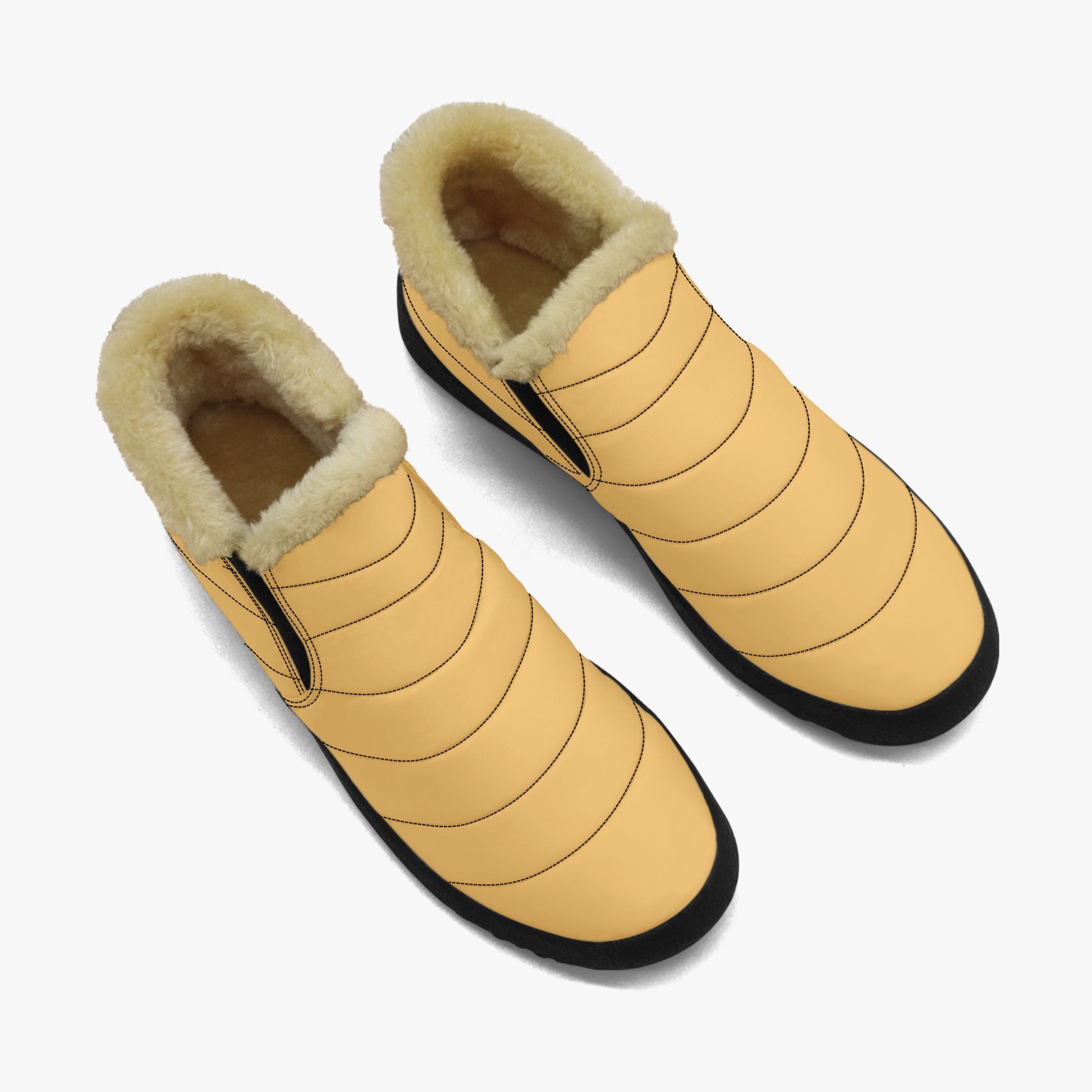Harvest Gold Faux Fur Slipper Slipper JLR Design