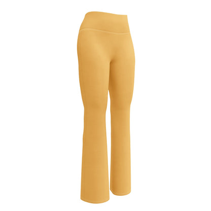 Harvest Gold High Waist Flare Leggings Flare Leggings JLR Design