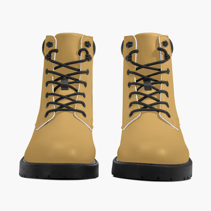 Harvest Gold Leder Boots | Stylische und Warme Winterstiefel Boots JLR Design