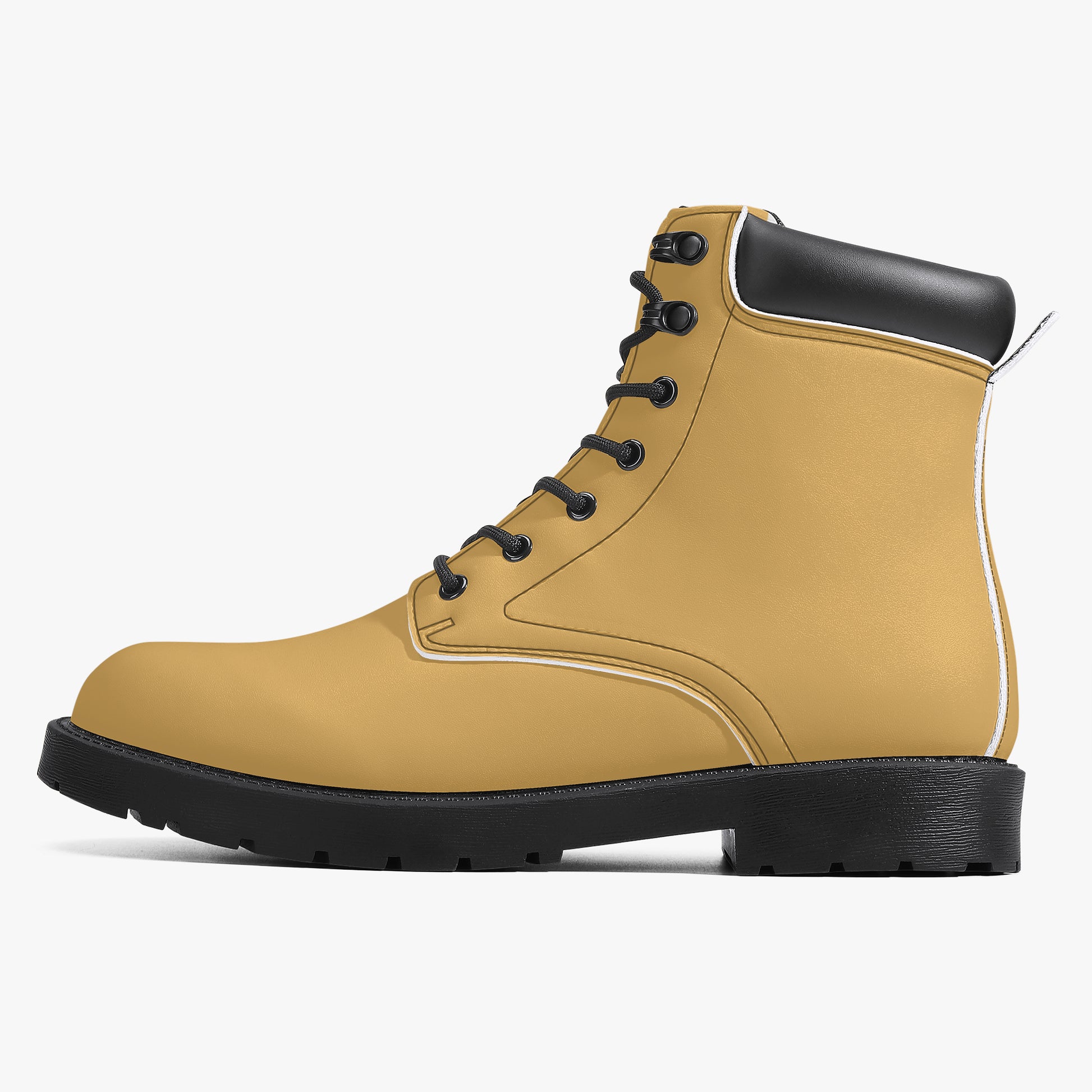 Harvest Gold Leder Boots | Stylische und Warme Winterstiefel Boots JLR Design