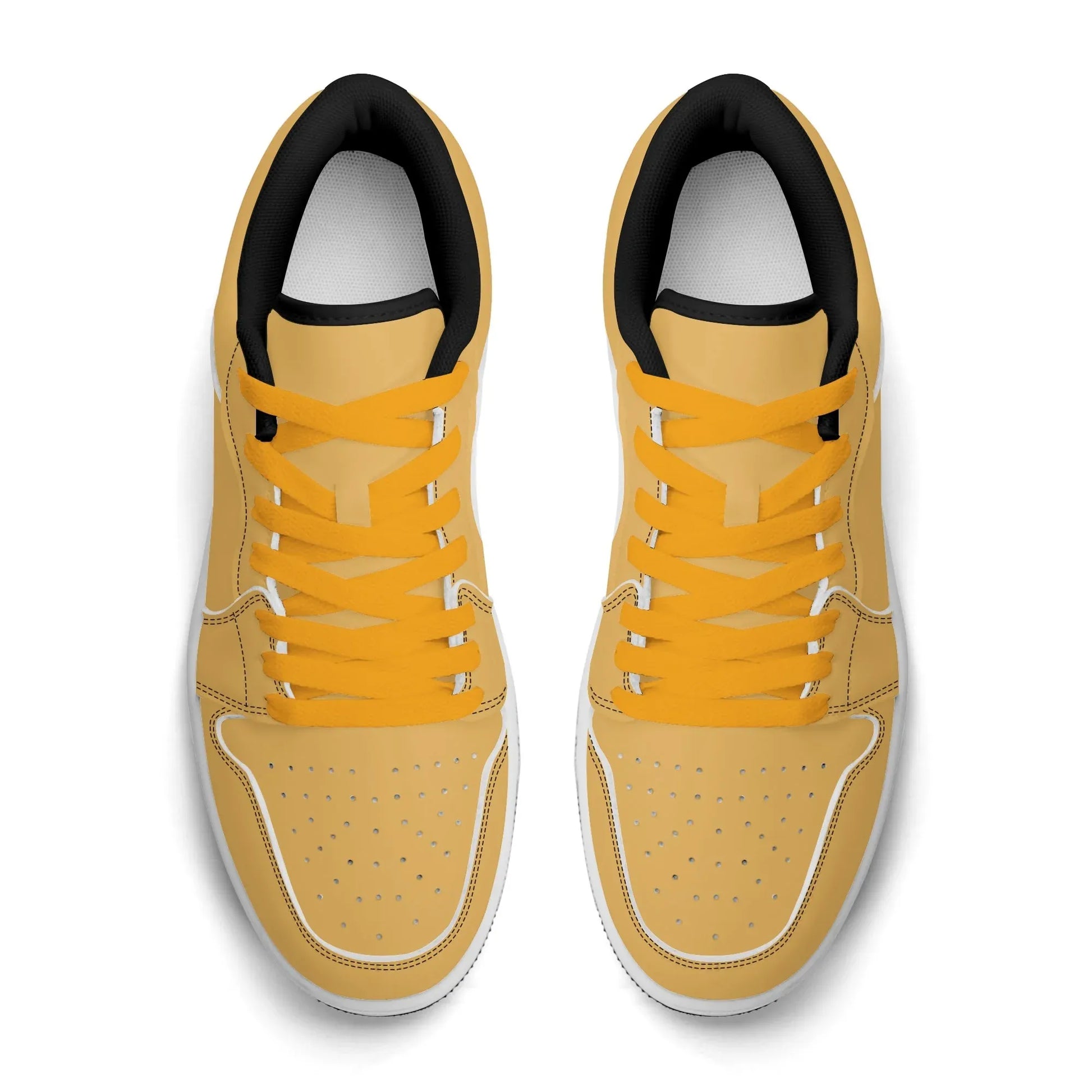 harvest-gold-low-top-leder-sneaker-fur-damen-sneaker-jlr-design-74912 - JLR Design