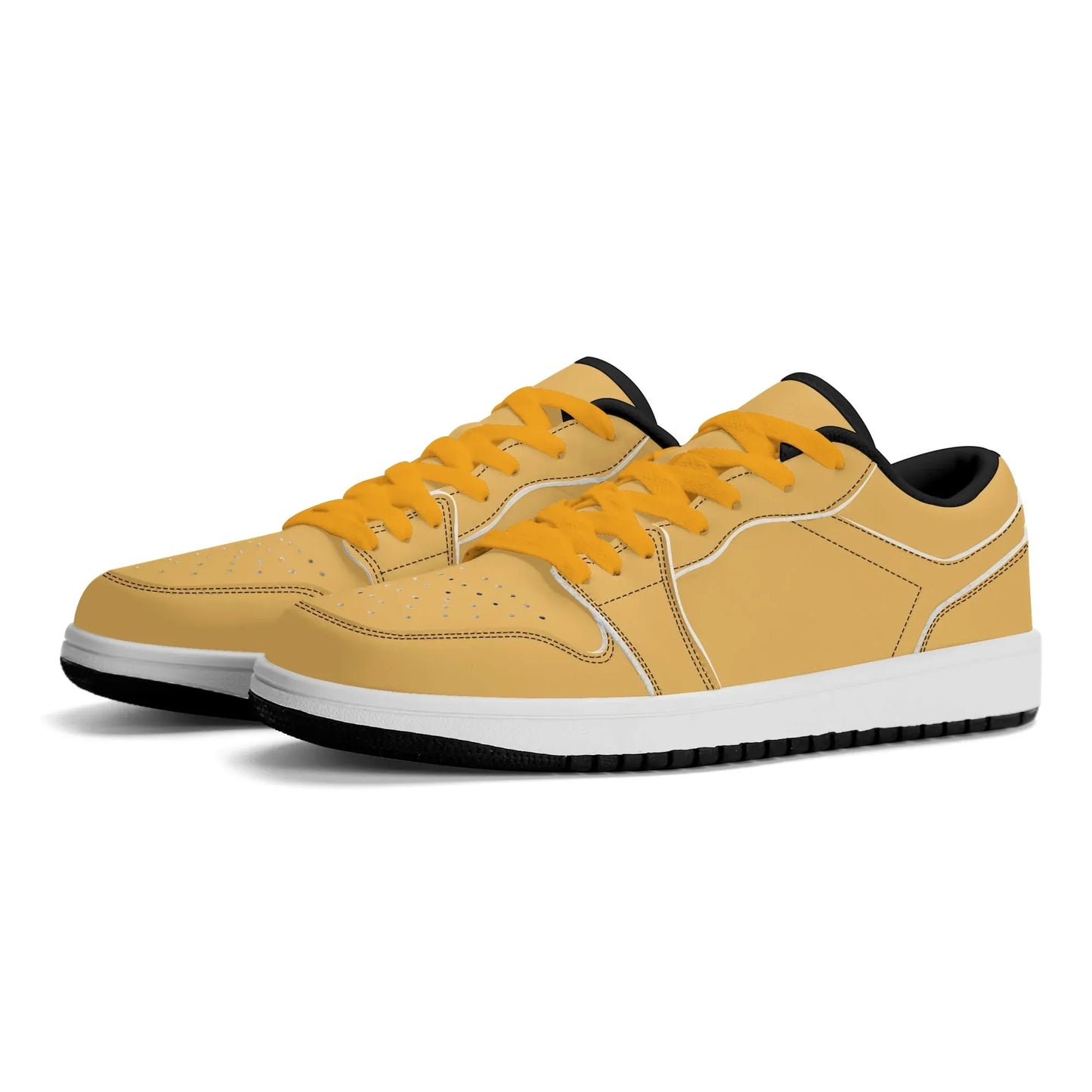 harvest-gold-low-top-leder-sneaker-fur-damen-sneaker-jlr-design-79822 - JLR Design