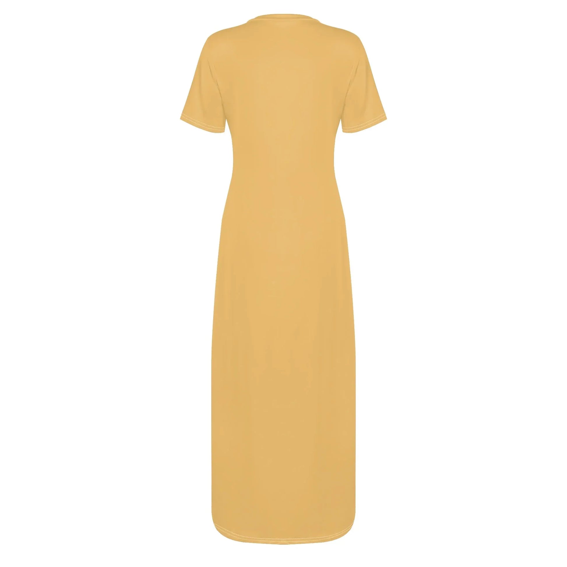 harvest-gold-short-sleeve-long-dress-long-dress-jlr-design-80793 - JLR Design