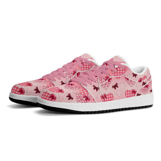 hearts-low-top-leder-sneaker-fur-damen-sneaker-jlr-design-14945 - JLR Design