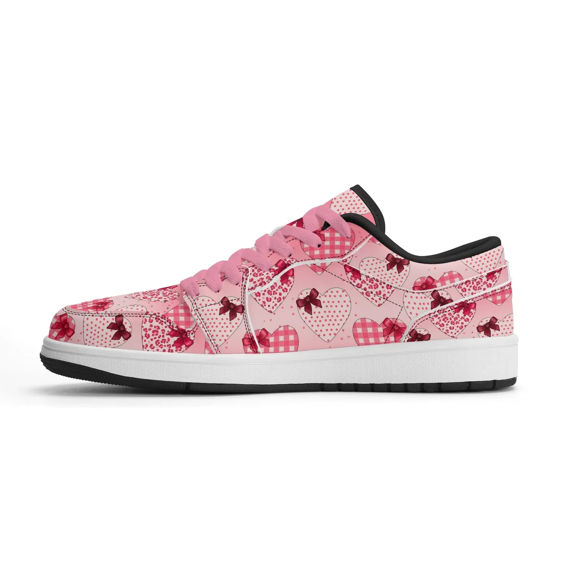 hearts-low-top-leder-sneaker-fur-damen-sneaker-jlr-design-28602 - JLR Design