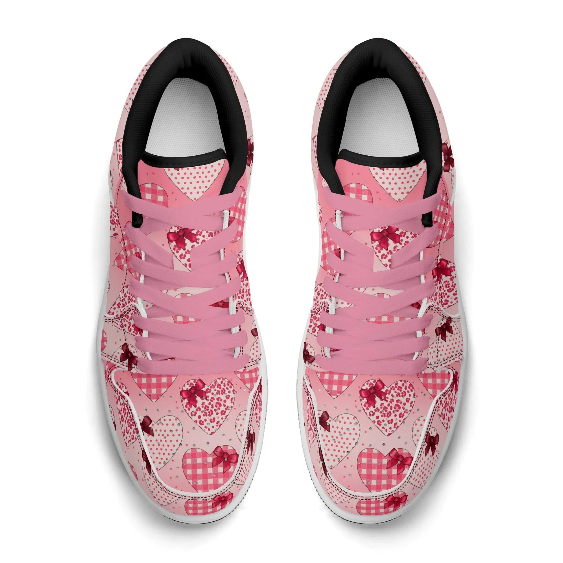 hearts-low-top-leder-sneaker-fur-damen-sneaker-jlr-design-60241 - JLR Design