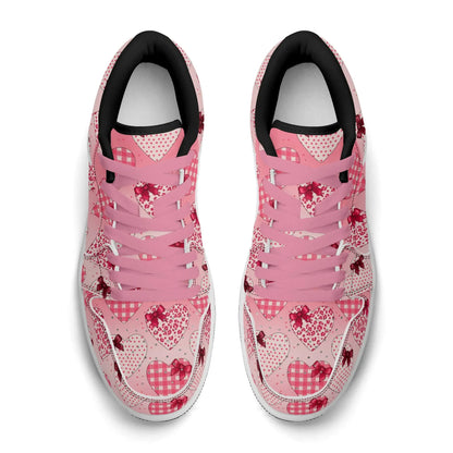 hearts-low-top-leder-sneaker-fur-damen-sneaker-jlr-design-60241 - JLR Design