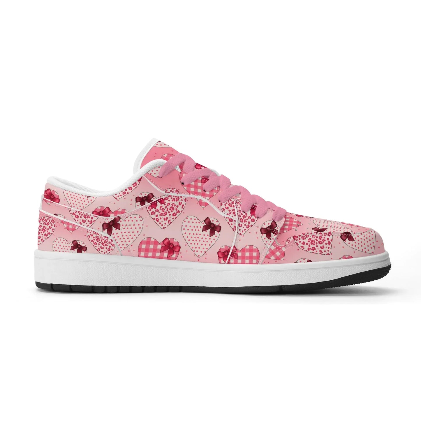 hearts-low-top-leder-sneaker-fur-damen-sneaker-jlr-design-17661 - JLR Design