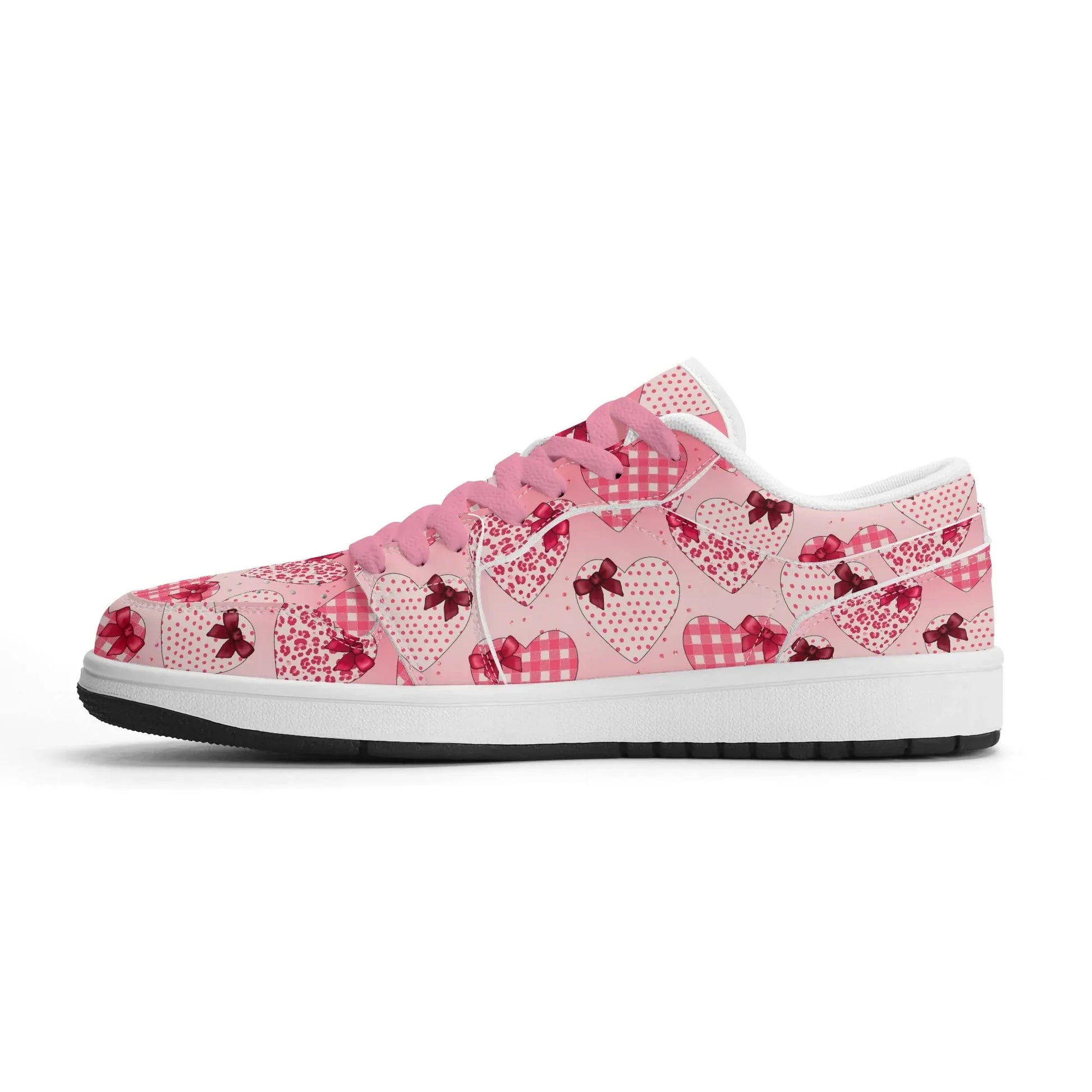 hearts-low-top-leder-sneaker-fur-damen-sneaker-jlr-design-70966 - JLR Design