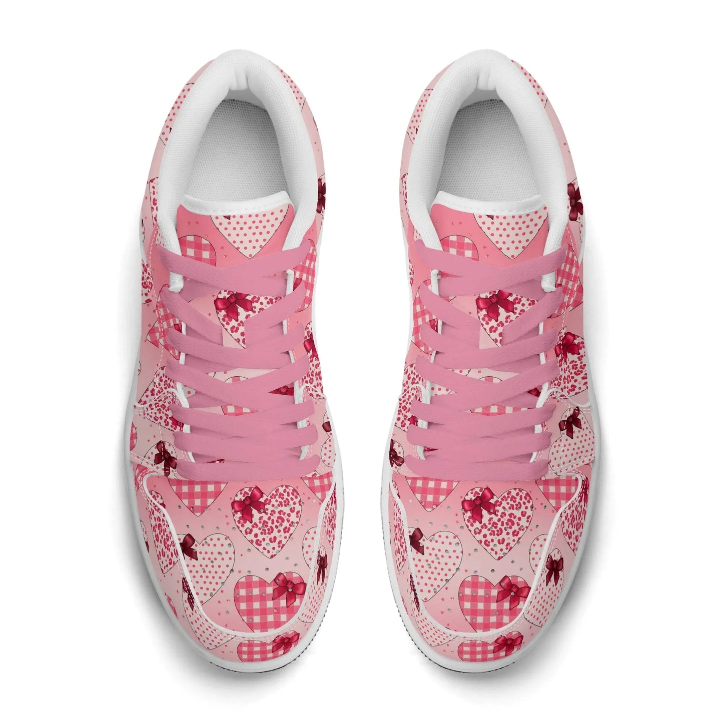 hearts-low-top-leder-sneaker-fur-damen-sneaker-jlr-design-58683 - JLR Design
