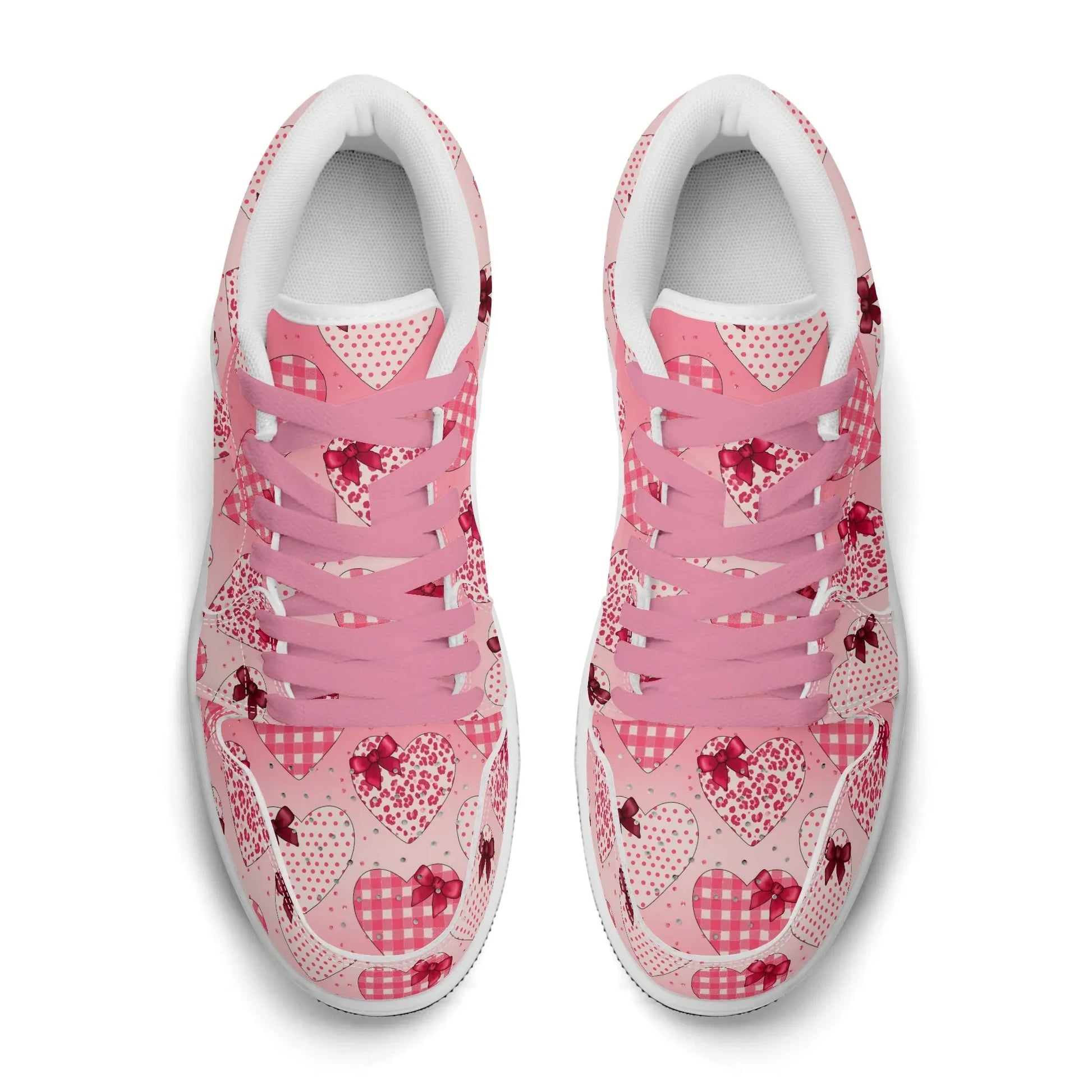 hearts-low-top-leder-sneaker-fur-damen-sneaker-jlr-design-58683 - JLR Design