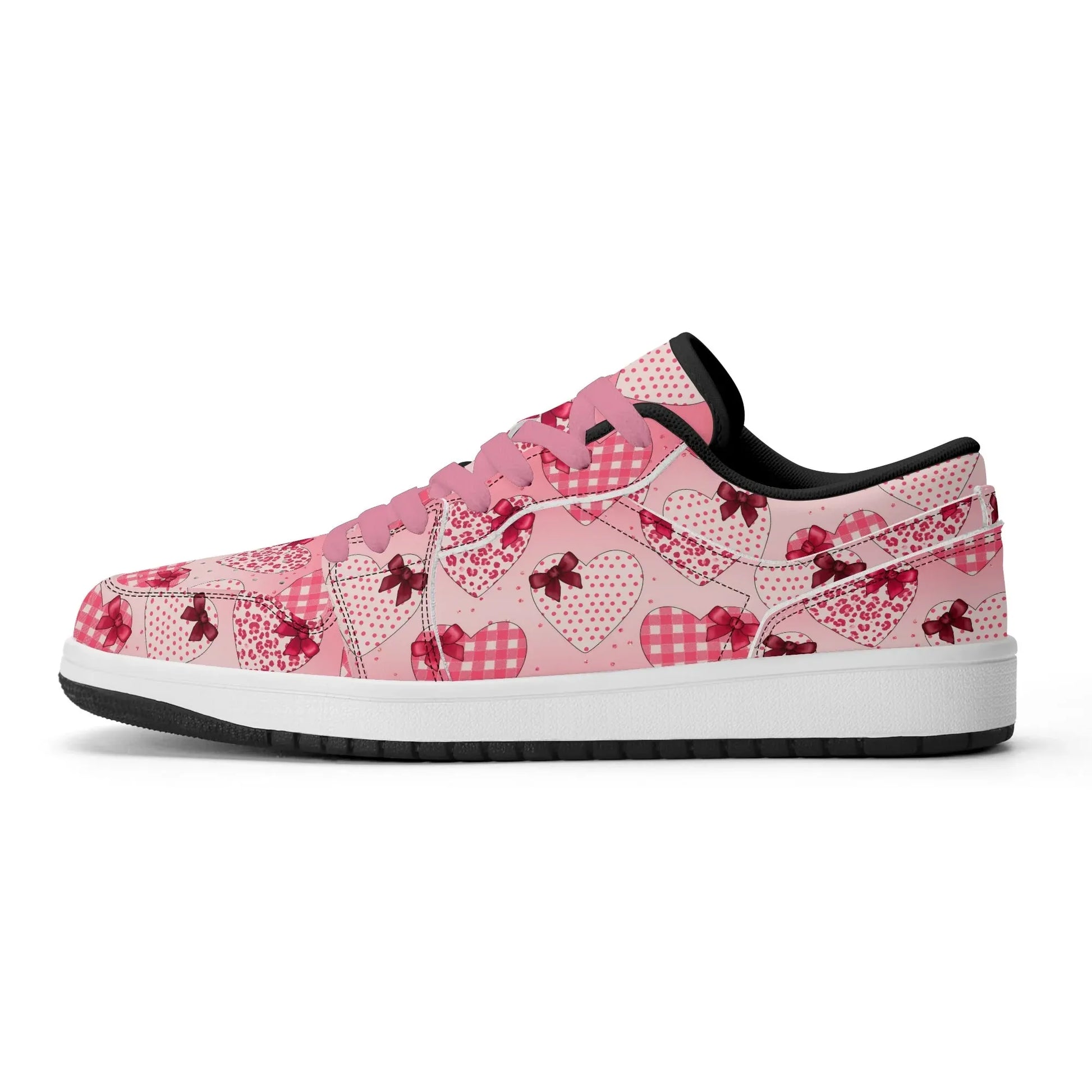 hearts-low-top-leder-sneaker-fur-damen-sneaker-jlr-design-74708 - JLR Design