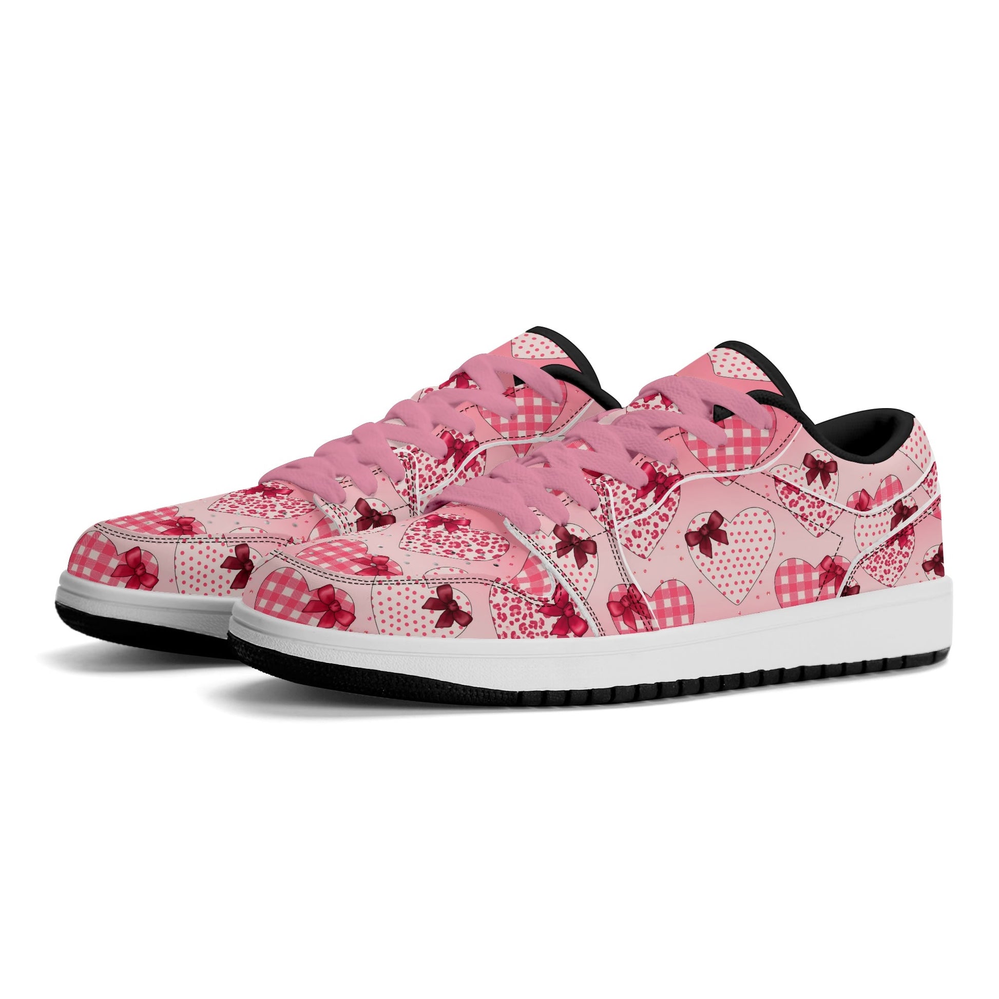 Hearts Low Top Leder Sneaker für Herren Sneaker JLR Design