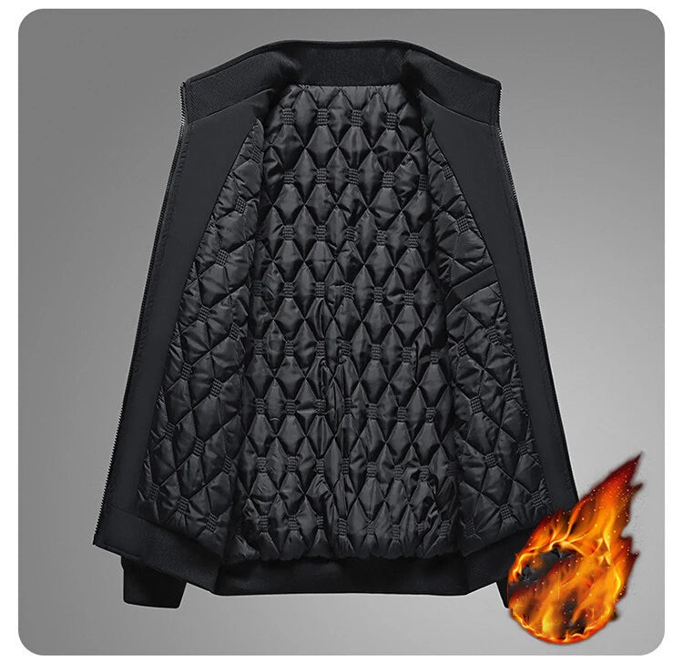 Herren-Alltagsjacke mit Stehkragen und Wärme-Funktion Jacke JLR Design