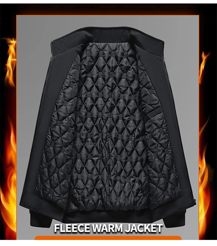 Herren-Alltagsjacke mit Stehkragen und Wärme-Funktion Jacke JLR Design