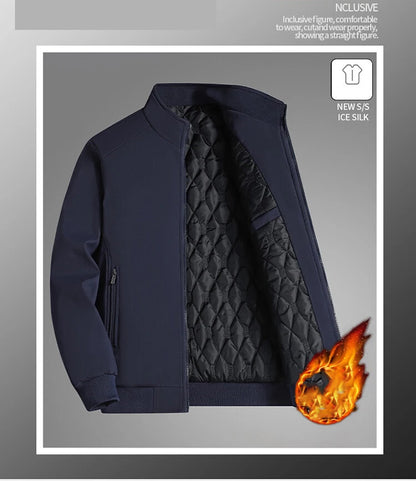 Herren-Alltagsjacke mit Stehkragen und Wärme-Funktion Jacke JLR Design