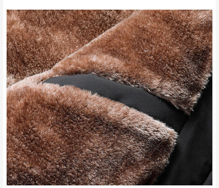 Herren Business Fleece Jacke mit Stehkragen Jacke JLR Design