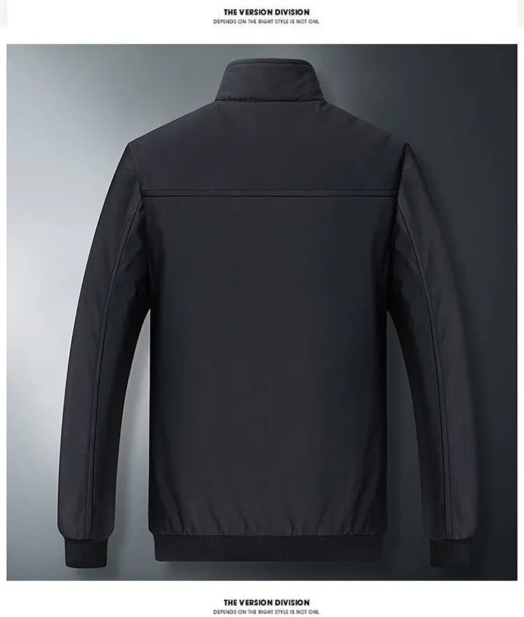 Herren Business Fleece Jacke mit Stehkragen Jacke JLR Design