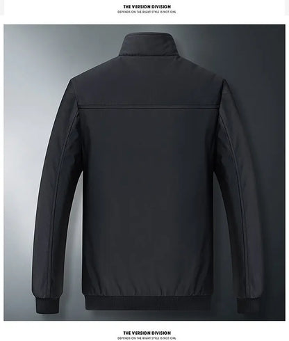 Herren Business Fleece Jacke mit Stehkragen Jacke JLR Design