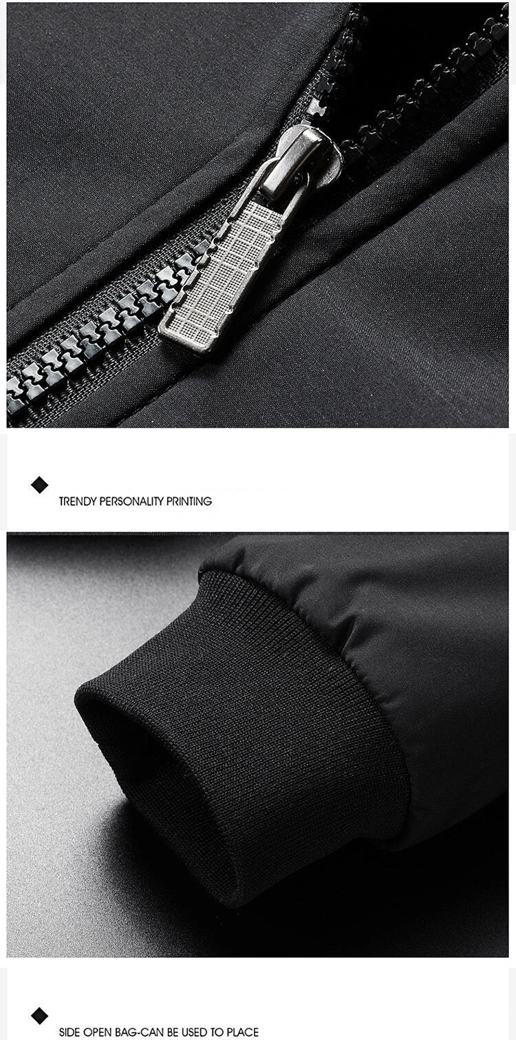 Herren Business Fleece Jacke mit Stehkragen Jacke JLR Design