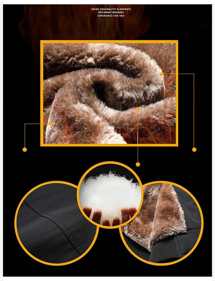 Herren Business Fleece Jacke mit Stehkragen Jacke JLR Design