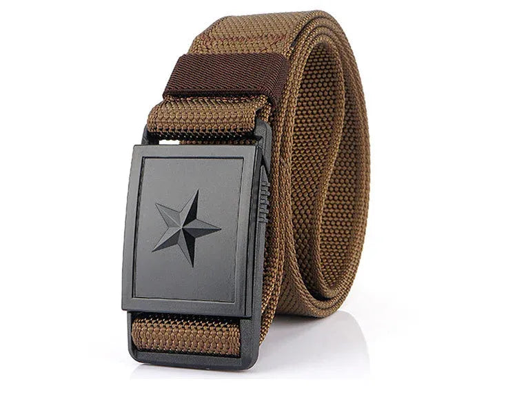 herren-canvas-gurtel-mit-magnetschnalle-und-stern-gurtel-jlr-design-95667 - JLR Design