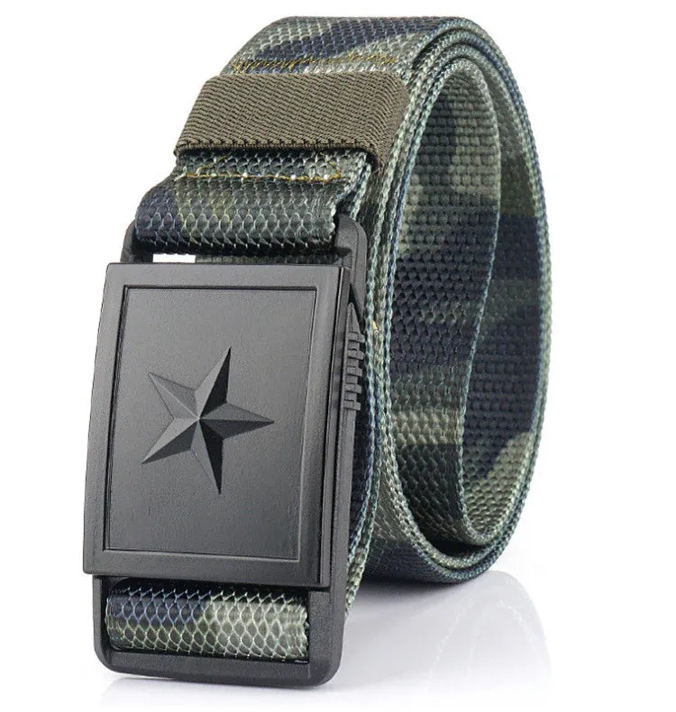 herren-canvas-gurtel-mit-magnetschnalle-und-stern-gurtel-jlr-design-49029 - JLR Design