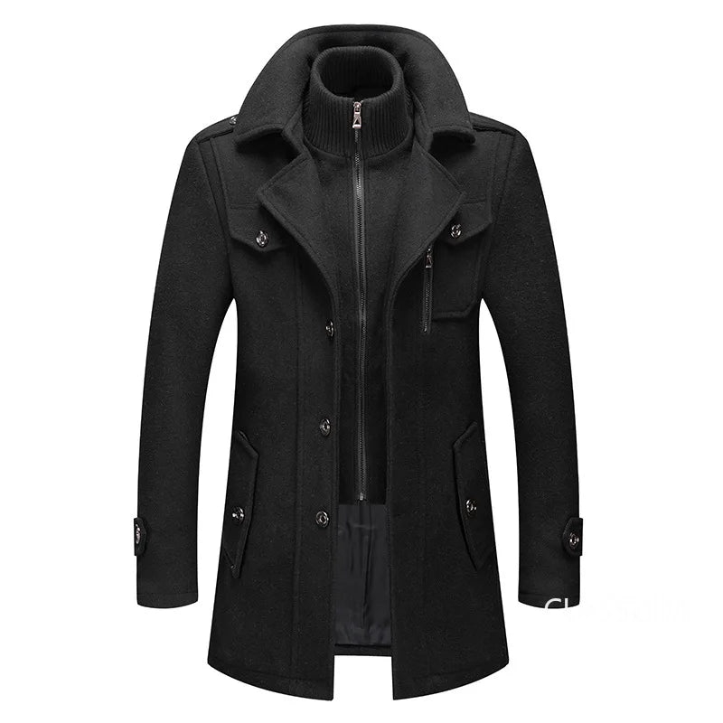 Herren Kaschmir Wintermantel – Stilvoll & Warm für Business und Freizeit Trenchcoat 109.99 Baumwolle, casual, Kaschmir, Trenchcoat JLR Design