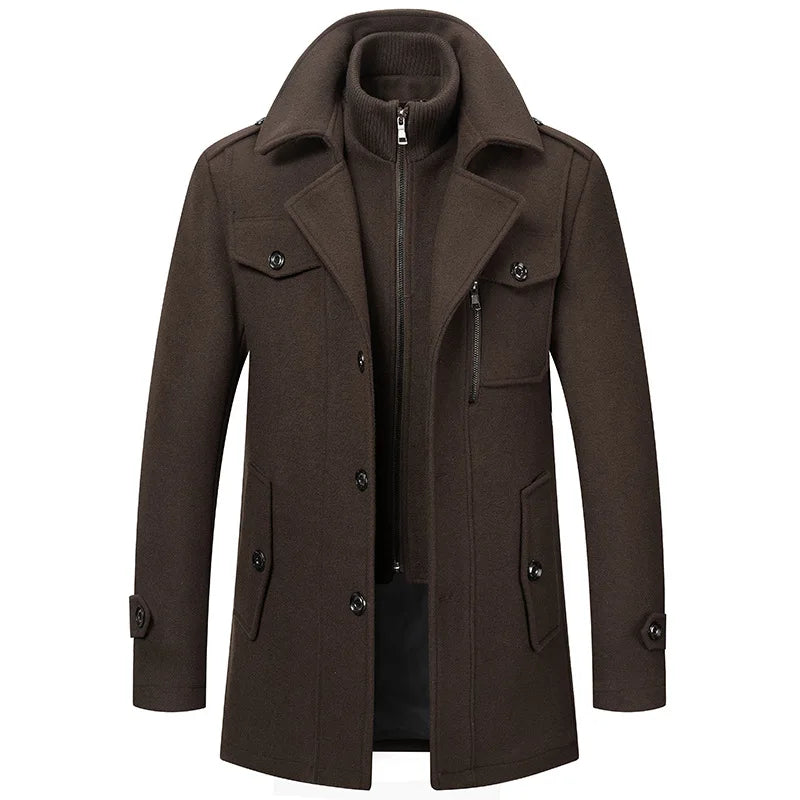 Herren Kaschmir Wintermantel – Stilvoll & Warm für Business und Freizeit Trenchcoat 109.99 Baumwolle, casual, Kaschmir, Trenchcoat JLR Design