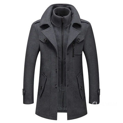 Herren Kaschmir Wintermantel – Stilvoll & Warm für Business und Freizeit Trenchcoat 109.99 Baumwolle, casual, Kaschmir, Trenchcoat JLR Design