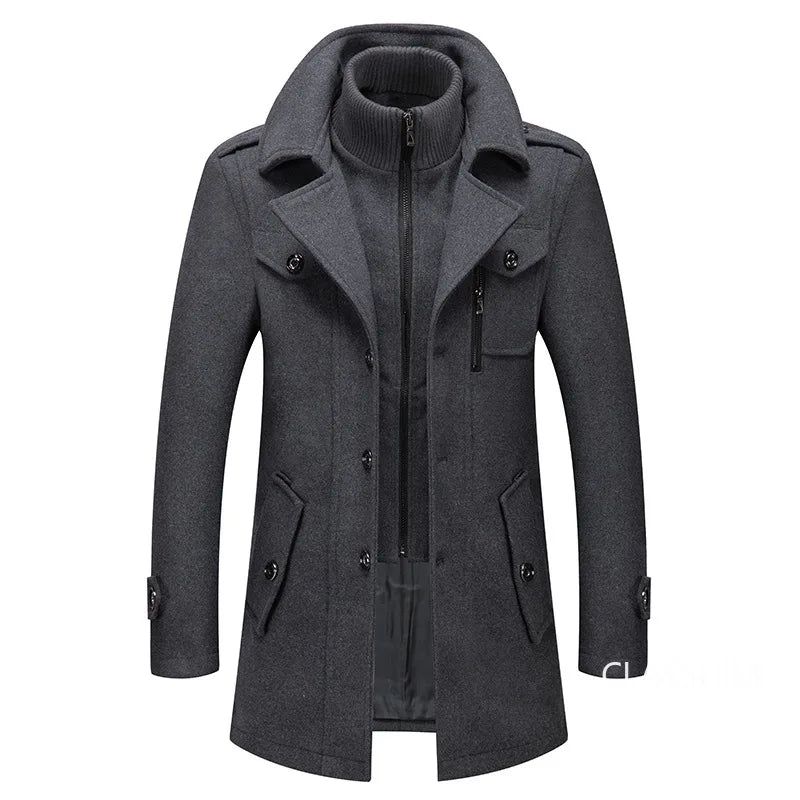 Herren Kaschmir Wintermantel – Stilvoll & Warm für Business und Freizeit Trenchcoat 109.99 Baumwolle, casual, Kaschmir, Trenchcoat JLR Design