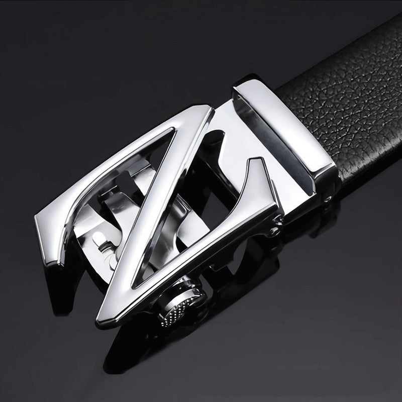 Herren Ledergürtel mit Z-Schnalle Gürtel JLR Design