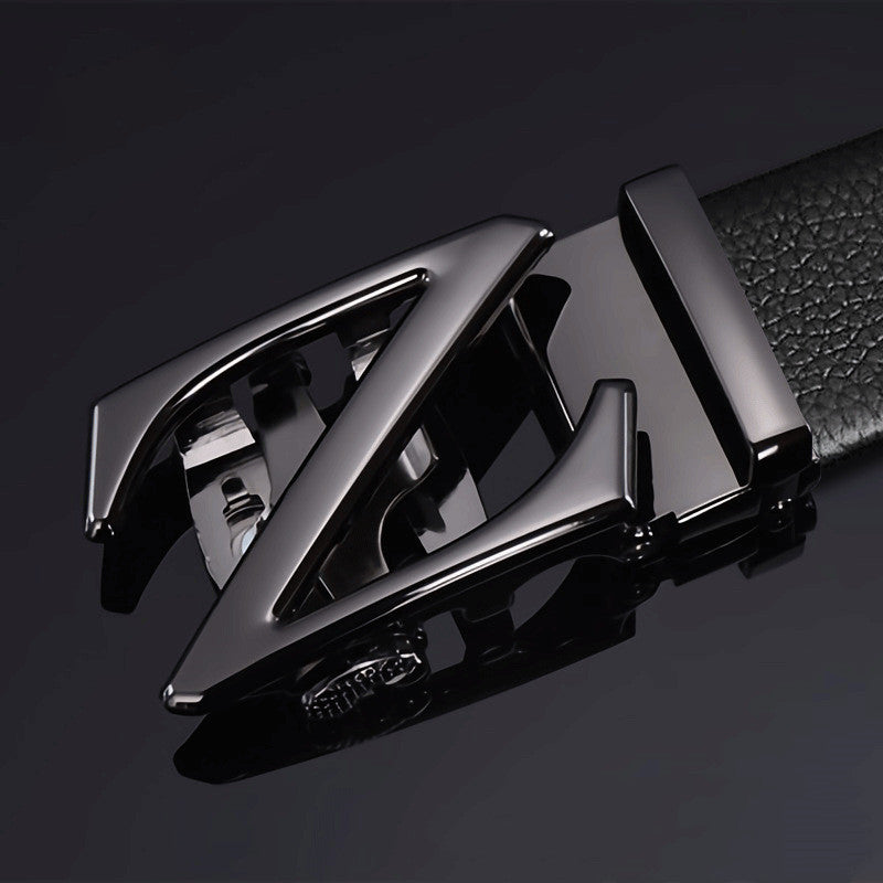 Herren Ledergürtel mit Z-Schnalle Gürtel JLR Design