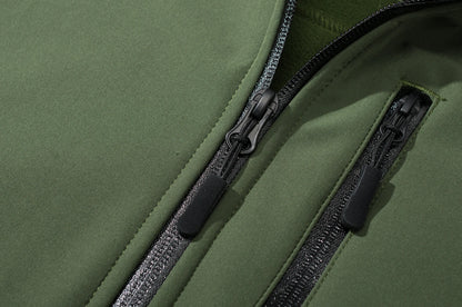 Herren Softshell-Jacke mit Fleece-Futter – Wasserfest & Winddicht Bomberjacke JLR Design