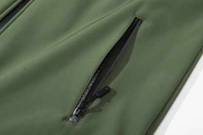 Herren Softshell-Jacke mit Fleece-Futter – Wasserfest & Winddicht Bomberjacke JLR Design