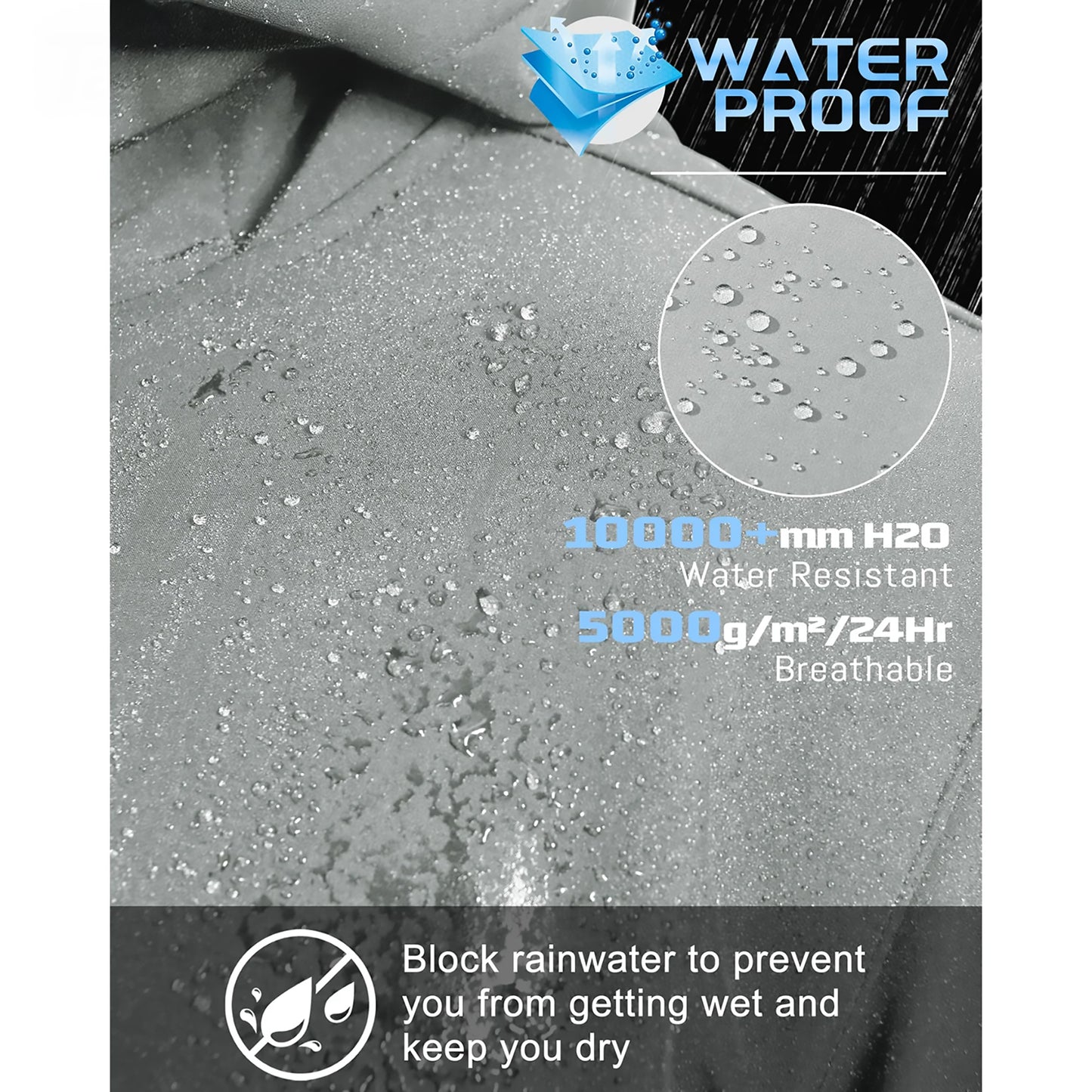 Herren Softshell-Jacke mit Fleece-Futter – Wasserfest & Winddicht Bomberjacke JLR Design