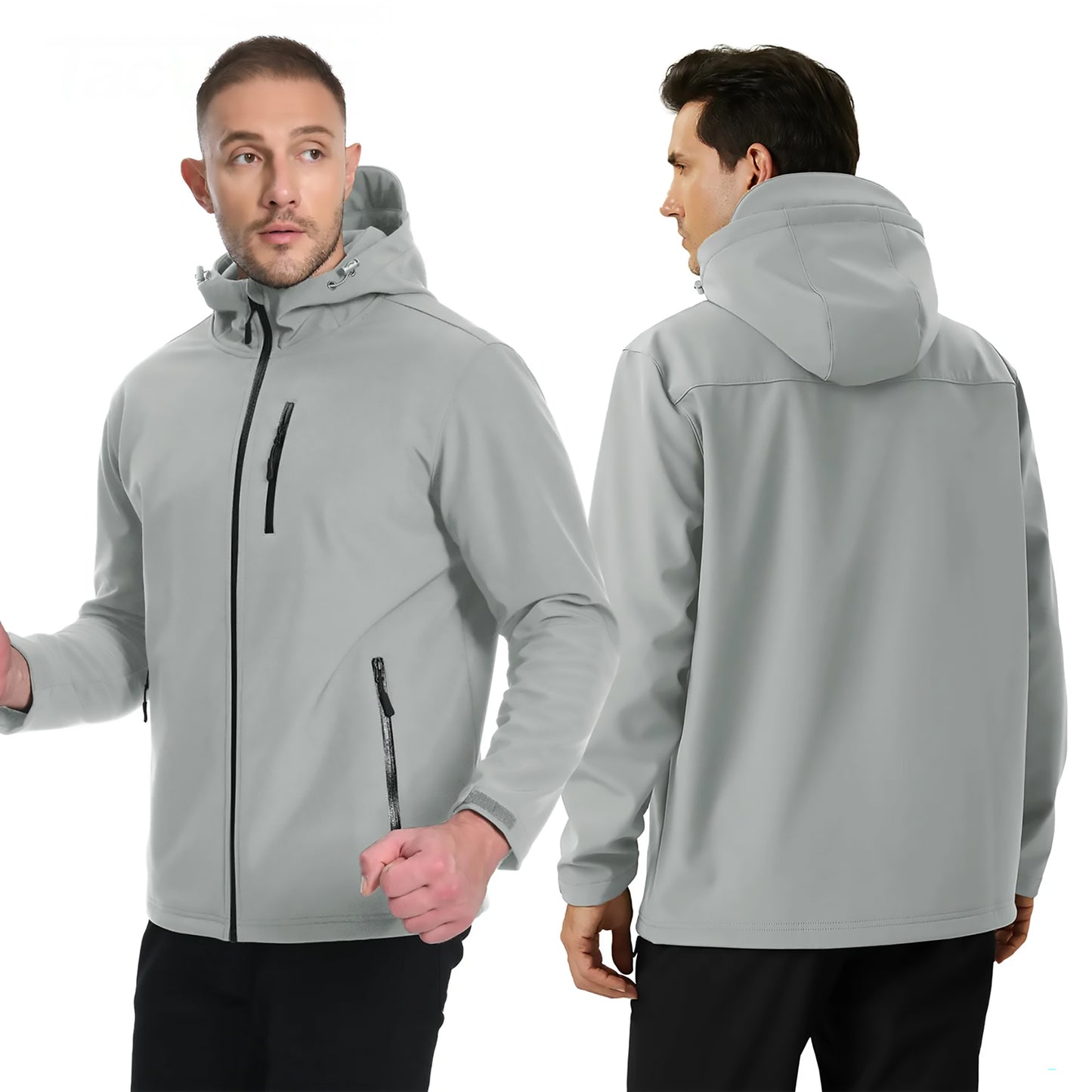 Herren Softshell-Jacke mit Fleece-Futter – Wasserfest & Winddicht Bomberjacke JLR Design