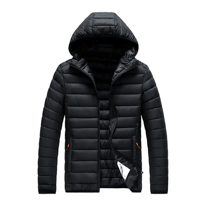 Herren Winterparka – Wasserdicht, Warm, Mit Abnehmbarer Kapuze, Lässige Outdoor-Jacke für Herbst & Winter Parka 94.99 Extra, Größen, Parka, Step JLR Design